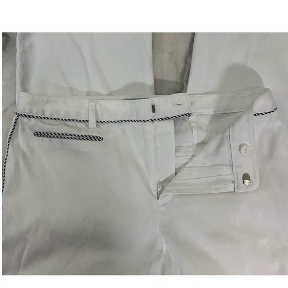 Territories New Frontier Pants with Nautical Trim in White, Size 6 - Picture 2 of 10